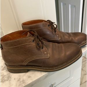 Mens Wolverine 1883 Handcrafted In Portugal Brown Leather Chukka Boots Size 10